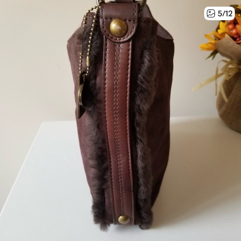 UGG Sheepskin Shearling Shoulder Bag - Picture 6 of 12